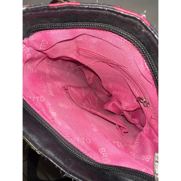 Romero‎ Britto Crossbody Bag Colorful Pop Art Designer Purse - Picture 8 of 8